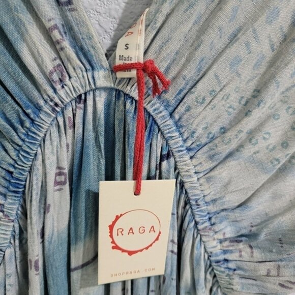 Anthropologie RAGA BOHO Maxi Dress with tassels NWT Size S - Picture 4 of 9